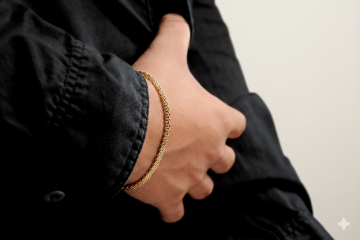 Pulsera De Malla Atenas Hombre